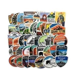50 Vsco Stickers Bundle, National Parks